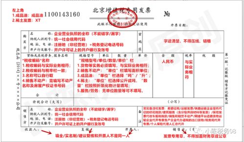 这张专票填写要求图 会计都看看 当心别出错